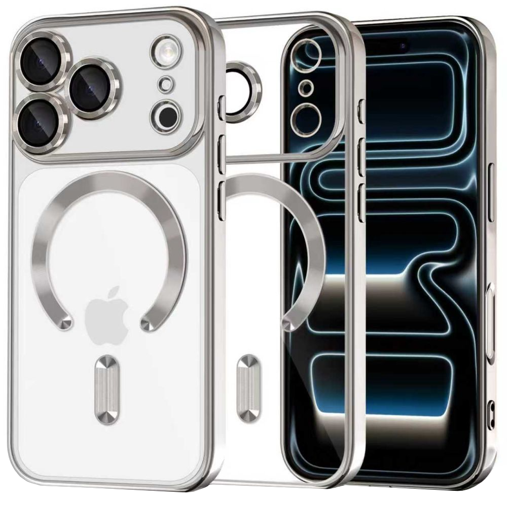 MagSafe tok Apple iPhone 17 Pro-hoz, Tech-Protect, Magflex, Ezüst