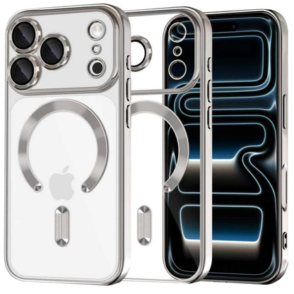 MagSafe tok Apple iPhone 17 Pro-hoz, Tech-Protect, Magflex, Ezüst