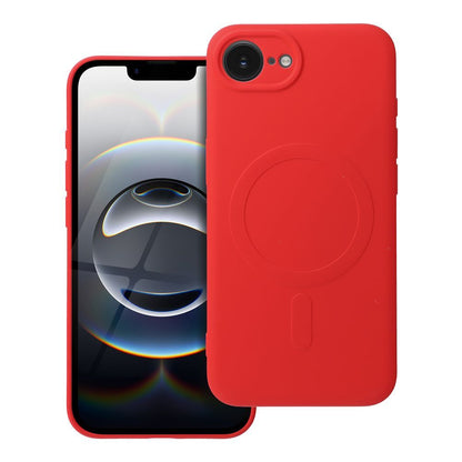 MagSafe Case for Apple iPhone 17e / 16e, OEM, Silicone Mag, Red