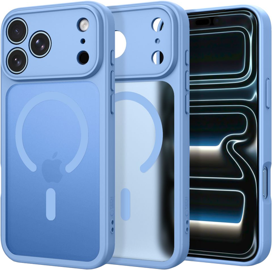 MagSafe tok Apple iPhone 18 Pro / 17 Pro-hoz, Tech-Protect, BasicMag, Matt Kék