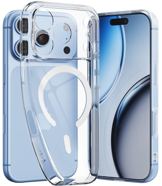 MagSafe tok Apple iPhone 18 Pro / 17 Pro-hoz, Tech-Protect, Flexair, Átlátszó