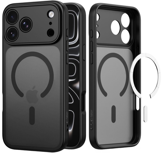 MagSafe tok Apple iPhone 18 Pro Max / 17 Pro Max készülékhez, Tech-Protect, BasicMag, Matt fekete