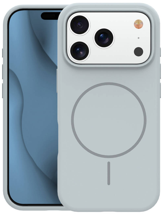 MagSafe tok Apple iPhone 17 Pro-hoz, OEM, vékony szilikon, szürke