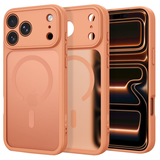 MagSafe tok Apple iPhone 18 Pro / 17 Pro-hoz, Tech-Protect, BasicMag, Matt Narancssárga