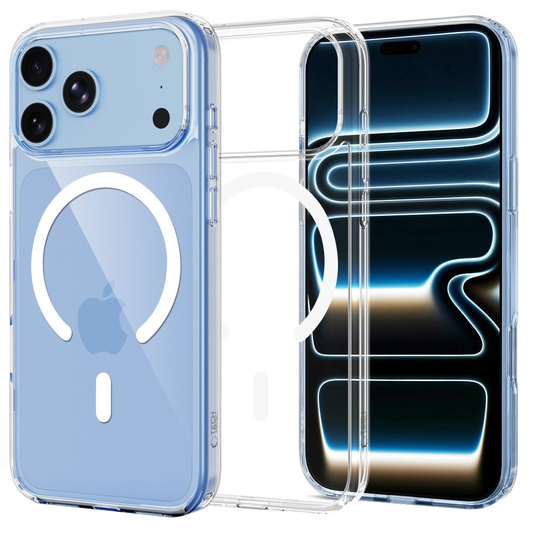 MagSafe tok Apple iPhone 18 Pro / 17 Pro számára, Tech-Protect, Flexair Hybrid, Átlátszó