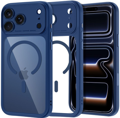 MagSafe tok Apple iPhone 18 Pro Max / 17 Pro Max készülékhez, Tech-Protect, MagPeak CC, Tengerészkék