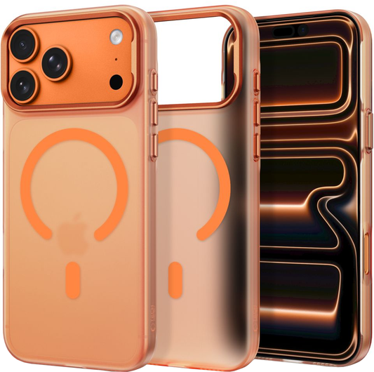 MagSafe tok Apple iPhone 18 Pro Max / 17 Pro Max készülékhez, Tech-Protect, MagZero, Matt Narancs