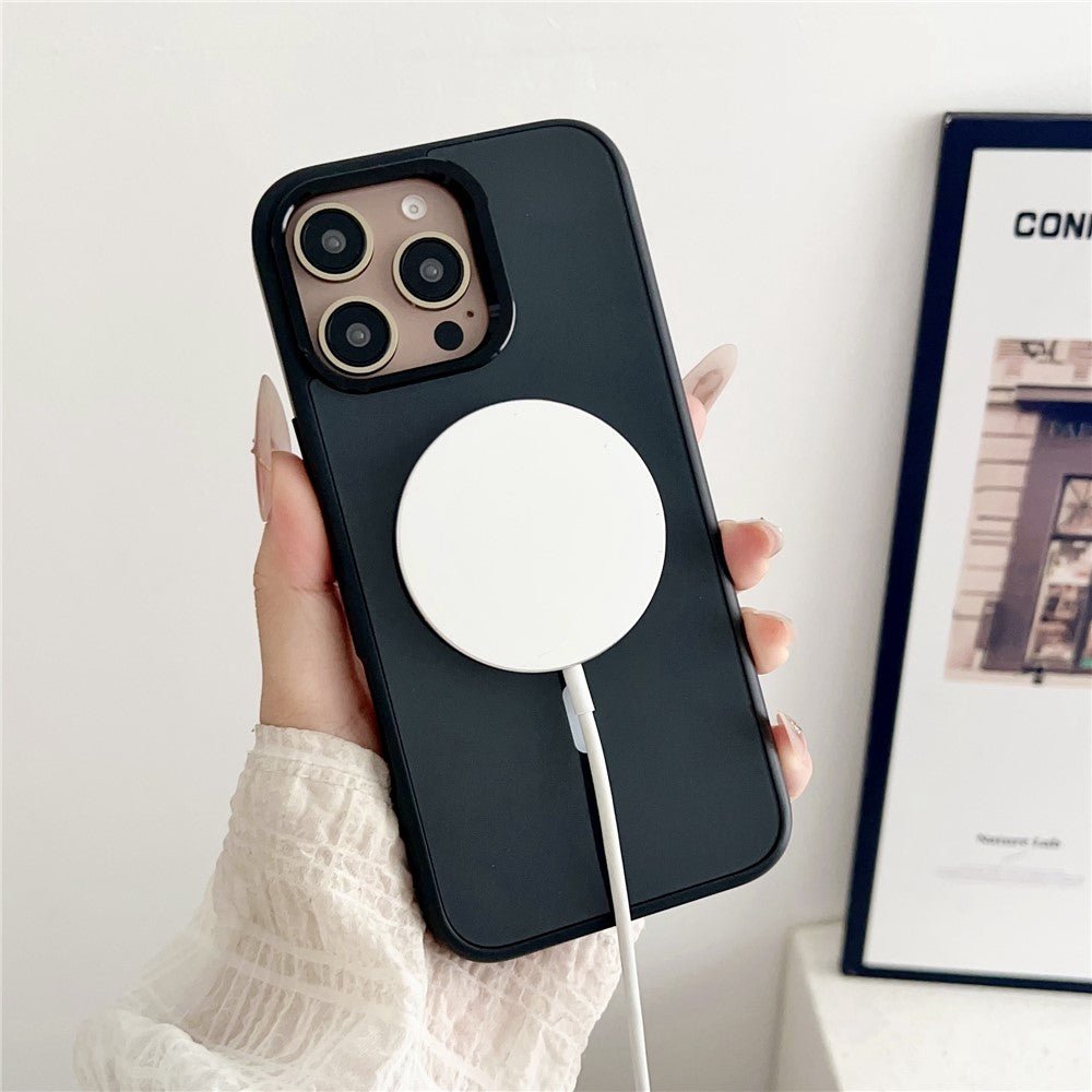 MagSafe Case for Apple iPhone 15 Pro Max, OEM, Round Screen Smart E-Ink, Black