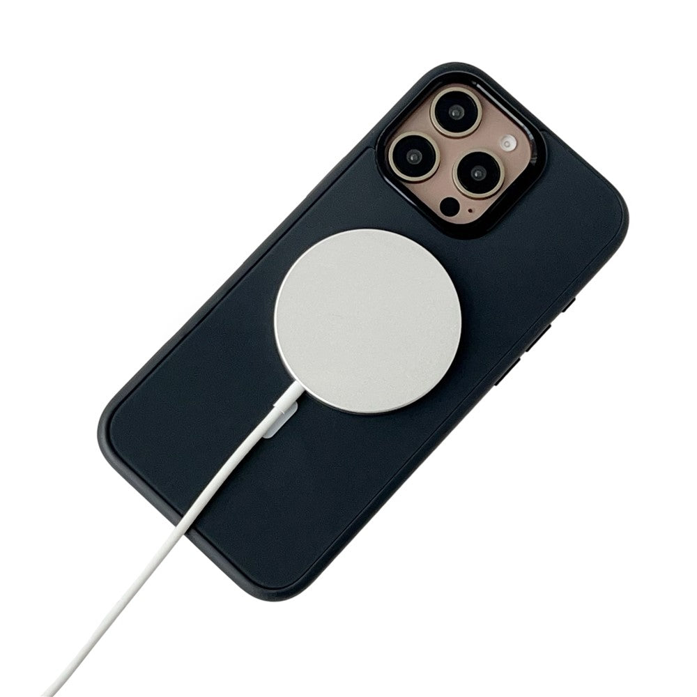 MagSafe tok Apple iPhone 15 Pro-hoz, OEM, Kerek Kijelzős Smart E-Ink, Fekete
