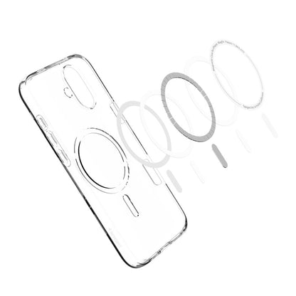 MagSafe tok Apple iPhone 16 Plus-hoz, Spigen, Liquid Crystal, Átlátszó ACS08388