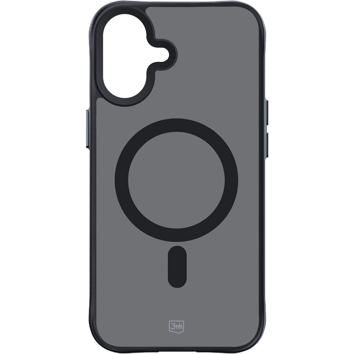 MagSafe tok Apple iPhone 16-hoz, 3MK, Smoke MagCase, Fekete