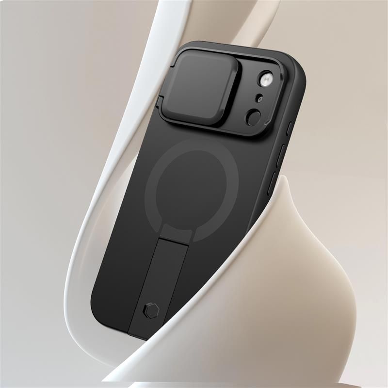 MagSafe tok Apple iPhone 17 Pro Max-hoz, Tech-Protect, Kevlar Aura, Fekete