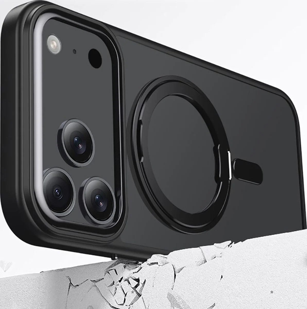 MagSafe tok Apple iPhone 17 Pro-hoz, Tech-Protect, MagRing, Fekete