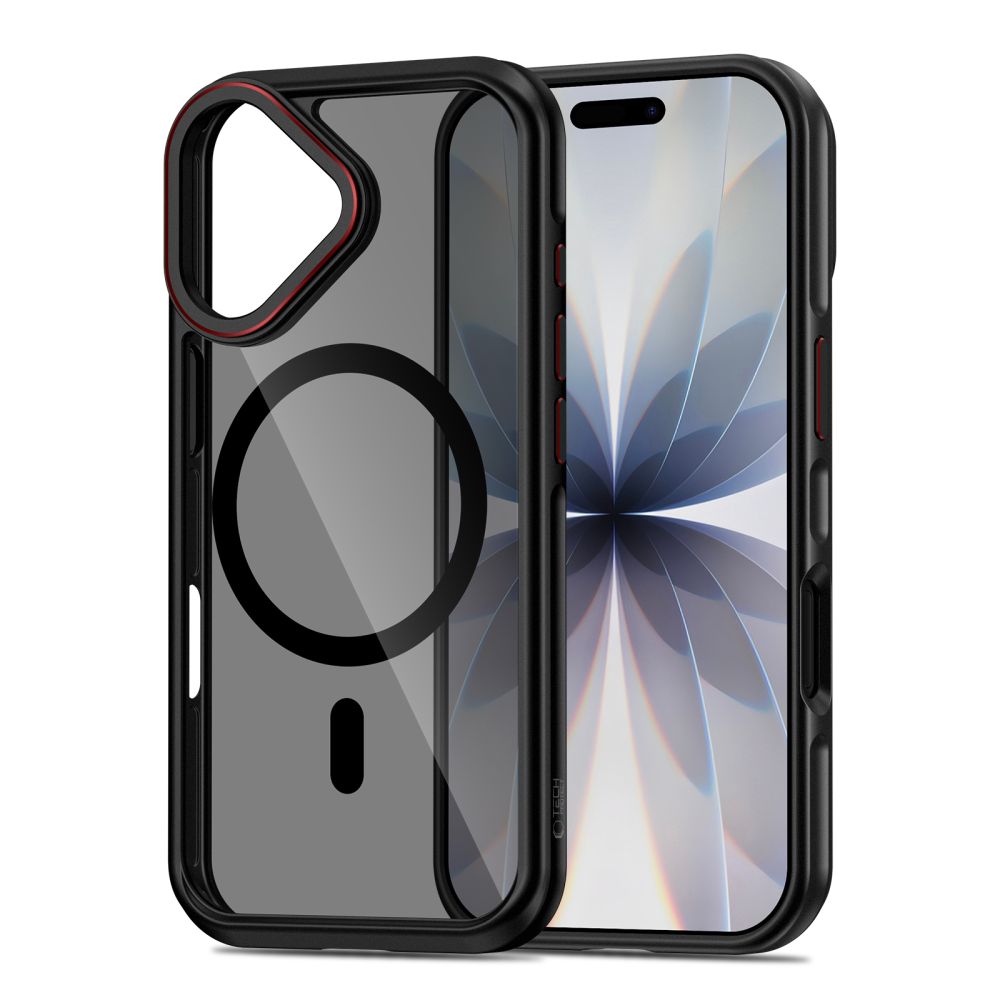 MagSafe tok Apple iPhone 17-hez, Tech-Protect, Maghybrid, Fekete