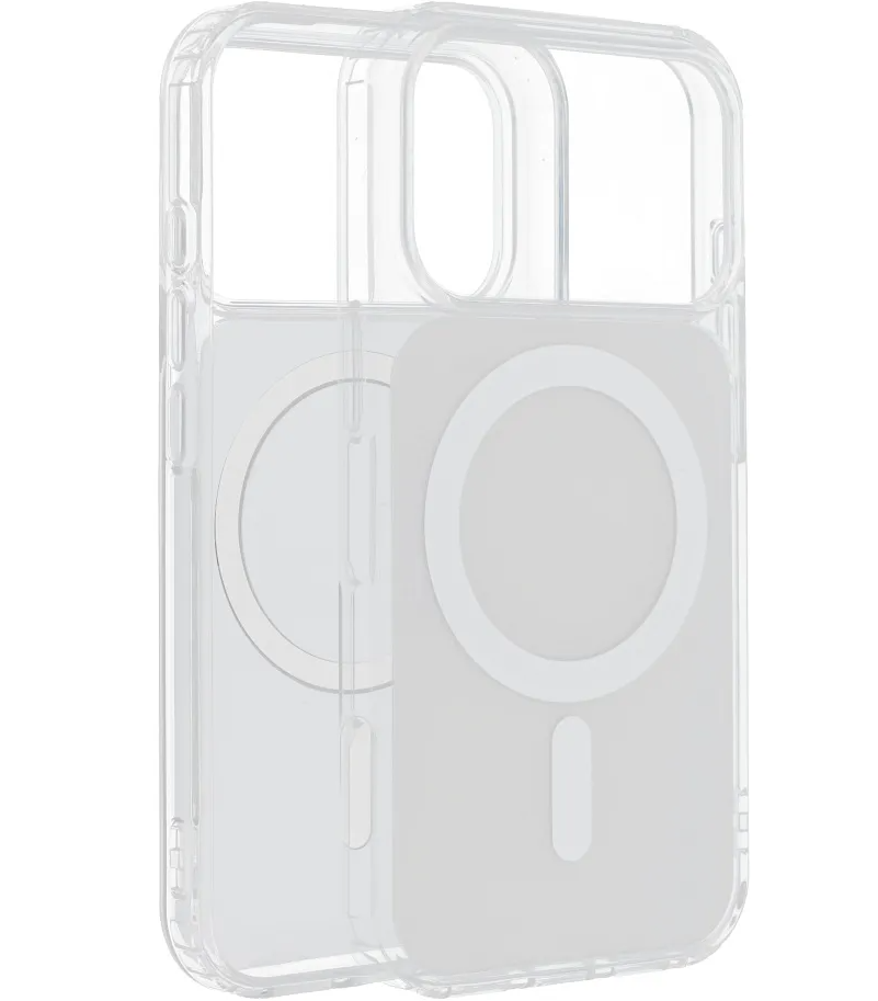 MagSafe tok Apple iPhone 17e / 16e-hez, OEM, Clear Fusion Mag Cover, Fehér