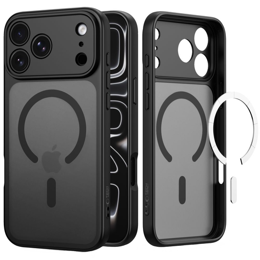 MagSafe tok Apple iPhone 18 Pro / 17 Pro-hoz, Tech-Protect, BasicMag, Matt fekete