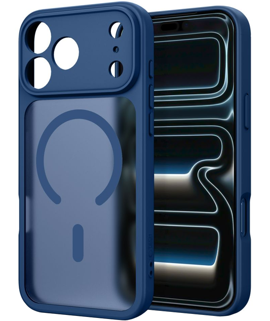 MagSafe tok Apple iPhone 18 Pro Max / 17 Pro Max készülékhez, Tech-Protect, BasicMag, Matt Tengerészkék