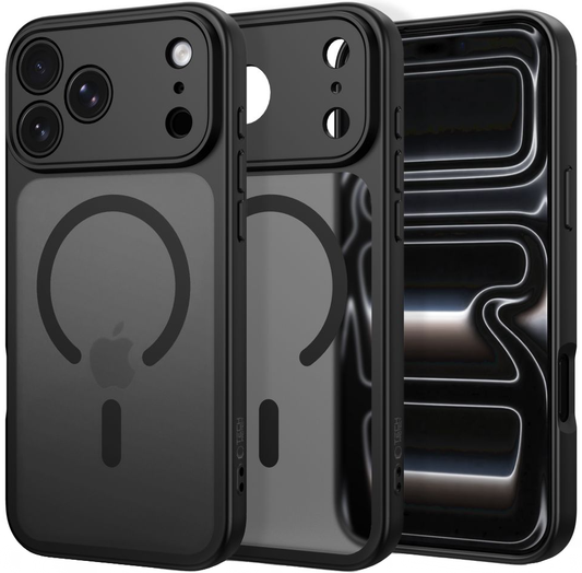 MagSafe tok Apple iPhone 18 Pro Max / 17 Pro Max készülékhez, Tech-Protect, BasicMag, Matt fekete