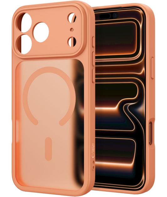 MagSafe tok Apple iPhone 18 Pro / 17 Pro-hoz, Tech-Protect, BasicMag, Matt Narancssárga