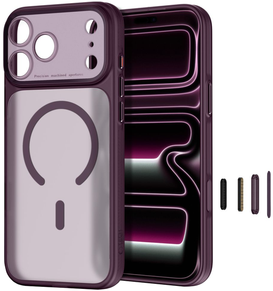 MagSafe tok Apple iPhone 18 Pro / 17 Pro-hoz, Tech-Protect, MagPeak CC, Matt Bordó