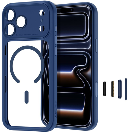 MagSafe tok Apple iPhone 18 Pro Max / 17 Pro Max készülékhez, Tech-Protect, MagPeak CC, Tengerészkék