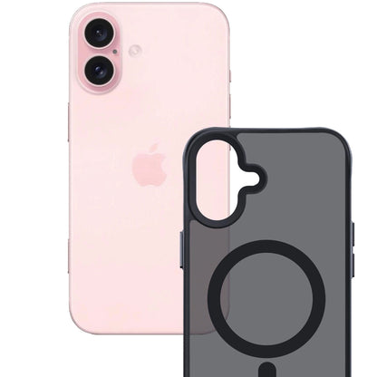 MagSafe tok Apple iPhone 16-hoz, 3MK, Smoke MagCase, Fekete