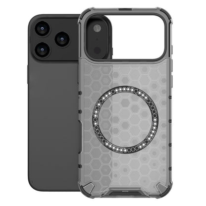 MagSafe tok Apple iPhone 17 Pro-hoz, Techsuit, HoneyComb Shield, Fekete