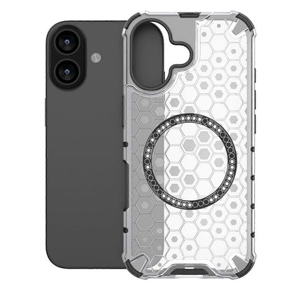 MagSafe tok Apple iPhone 17-hez, Techsuit, HoneyComb Shield, Fehér