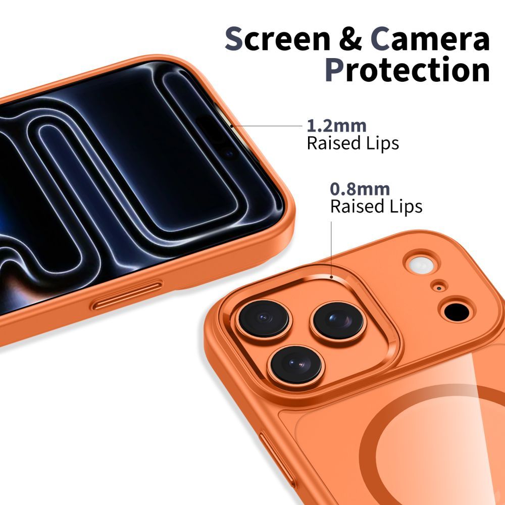 MagSafe tok Apple iPhone 17 Pro-hoz, Tech-Protect, Magmat, Narancssárga