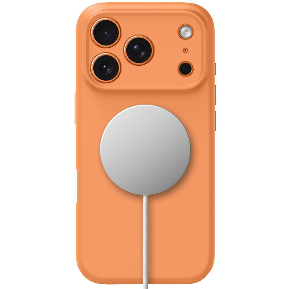 MagSafe tok Apple iPhone 17 Pro-hoz, Tech-Protect, Szilikon, Narancssárga