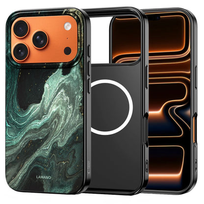 MagSafe tok Apple iPhone 17 Pro Max-hoz, Tech-Protect, Lamano Aura, Zöld