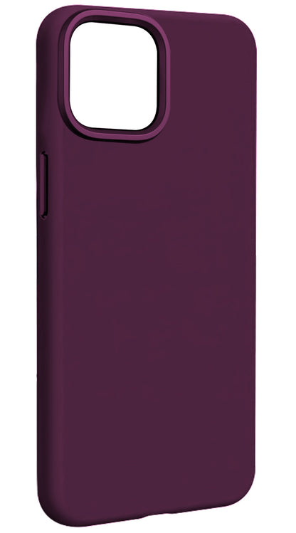 MagSafe Case for Apple iPhone 15, Etteri, Silicone Mag, Burgundy