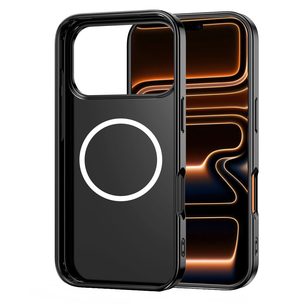 MagSafe Case for Apple iPhone 17 Pro Max, Tech-Protect, Lamano Velvet Night, Black