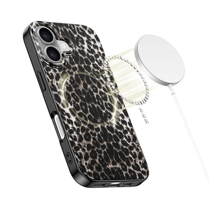 MagSafe tok Apple iPhone 17-hez, Tech-Protect, Lamano Leopard, Fekete