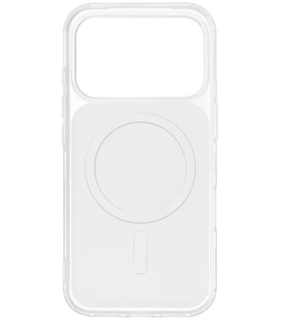MagSafe tok Apple iPhone 17e / 16e-hez, OEM, Clear Fusion Mag Cover, Fehér
