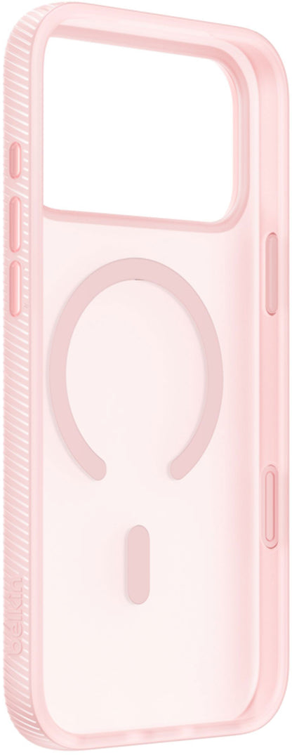 MagSafe tok Apple iPhone 17 Pro Max-hoz, Belkin, SheerForce Grip, Rózsaszín MSA036hqPK