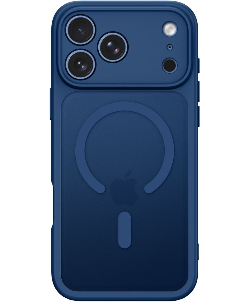 MagSafe tok Apple iPhone 18 Pro / 17 Pro-hoz, Tech-Protect, BasicMag, Matt Tengerészkék