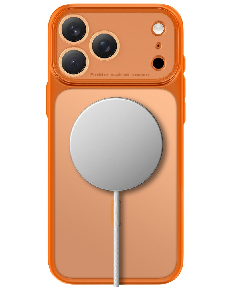 MagSafe tok Apple iPhone 18 Pro Max / 17 Pro Max készülékhez, Tech-Protect, MagPrime CC, Matt Narancssárga