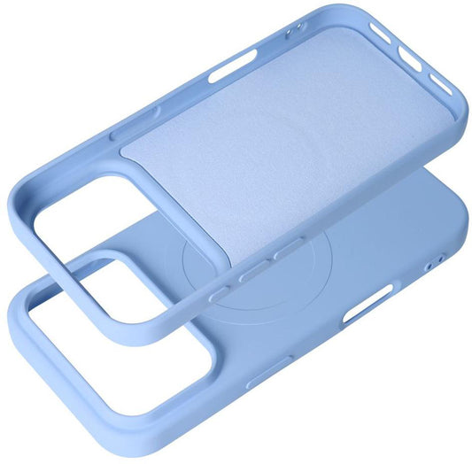 MagSafe tok Apple iPhone 18 Pro Max / 17 Pro Max készülékhez, OEM, Silicone Mag (Big Hole), kék