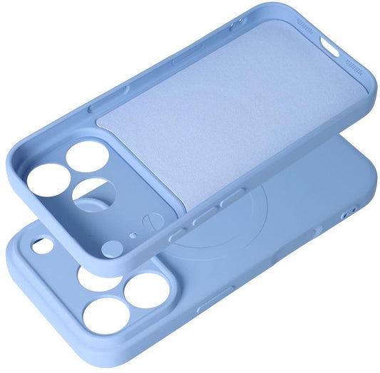 MagSafe tok Apple iPhone 18 Pro Max / 17 Pro Max készülékhez, OEM, Silicone Mag, kék