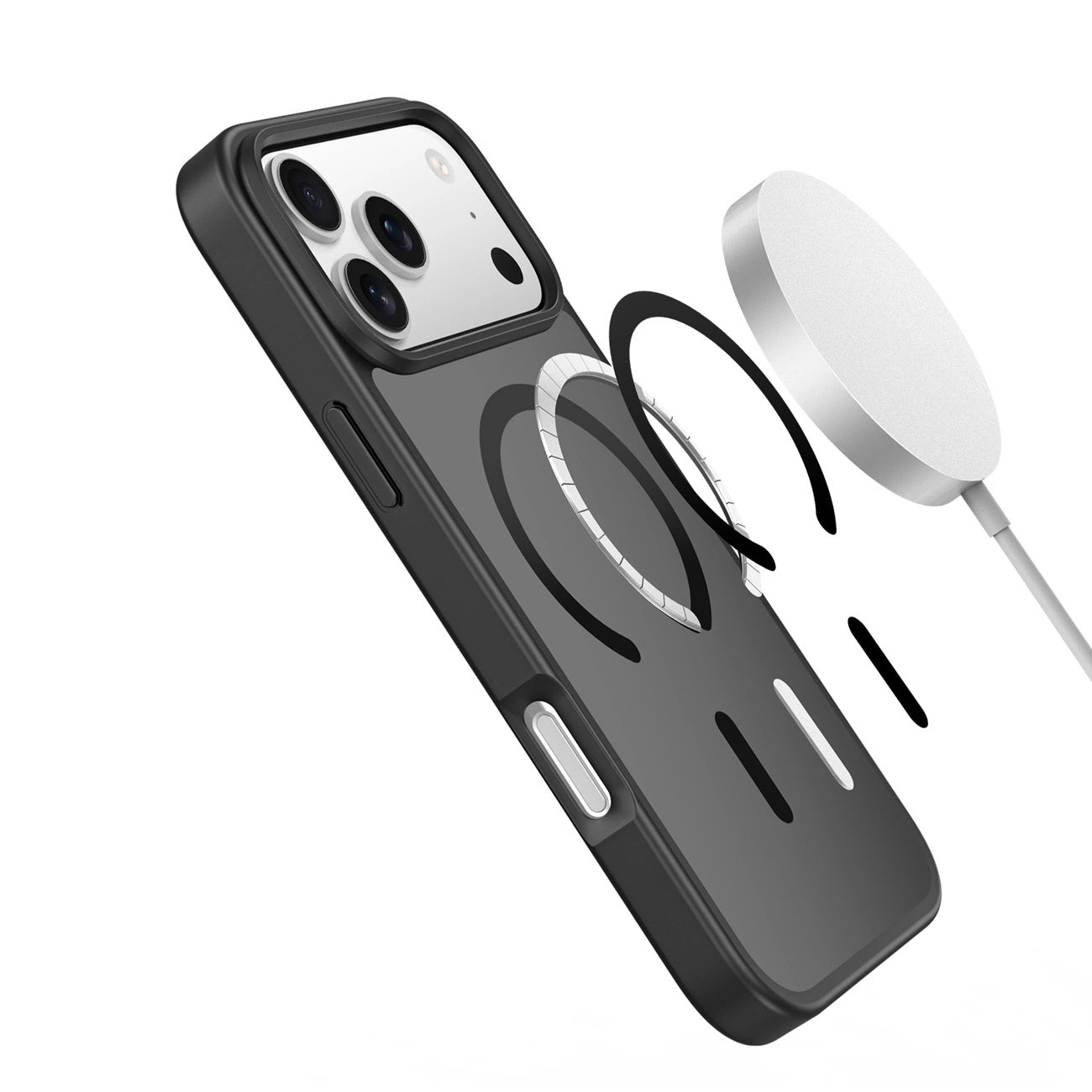 MagSafe tok Apple iPhone 17 Pro Max-hoz, DUX DUCIS, Yind, Fekete