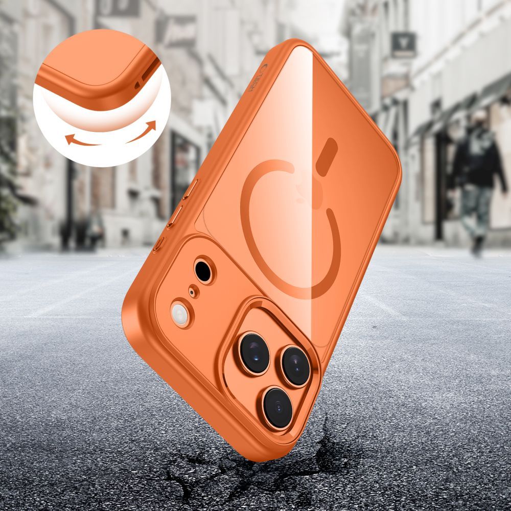 MagSafe tok Apple iPhone 17 Pro-hoz, Tech-Protect, Magmat, Narancssárga