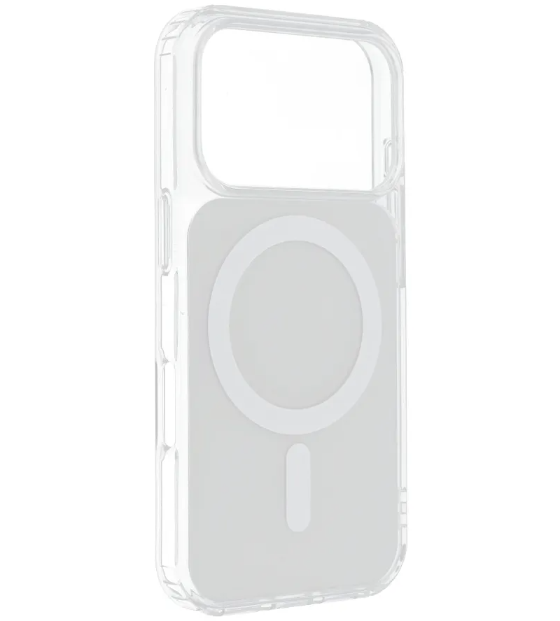 MagSafe tok Apple iPhone 17e / 16e-hez, OEM, Clear Fusion Mag Cover, Fehér