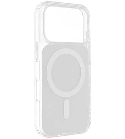 MagSafe tok Apple iPhone 17e / 16e-hez, OEM, Clear Fusion Mag Cover, Fehér