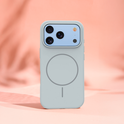 MagSafe tok Apple iPhone 18 Pro Max / 17 Pro Max számára, OEM, vékony szilikon, szürke
