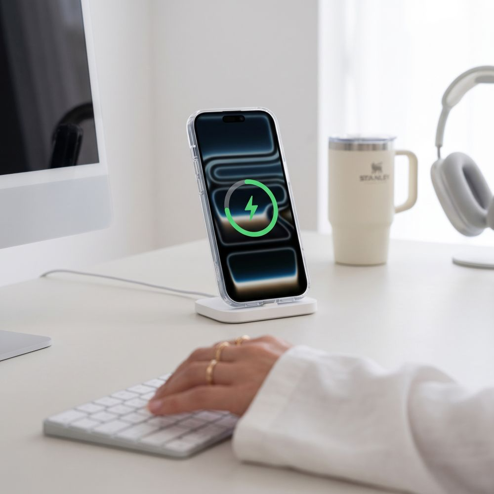 MagSafe tok Apple iPhone 18 Pro / 17 Pro számára, Tech-Protect, Flexair Hybrid, Átlátszó