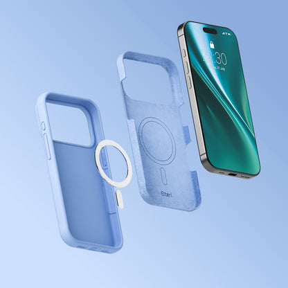 MagSafe tok Apple iPhone 18 Pro Max / 17 Pro Max készülékhez, Etteri, Silicone Mag, Kék