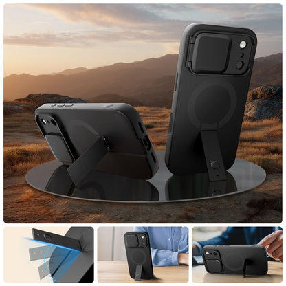 MagSafe tok Apple iPhone 17 Pro-hoz, Tech-Protect, Kevlar Aura, Fekete