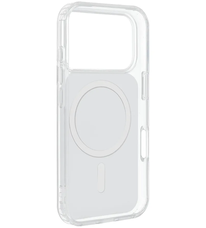 MagSafe tok Apple iPhone 17e / 16e-hez, OEM, Clear Fusion Mag Cover, Fehér