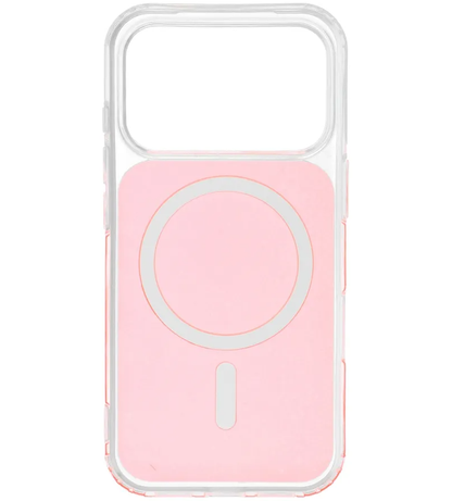 MagSafe tok Apple iPhone 17e / 16e-hez, OEM, Clear Fusion Mag Cover, Narancssárga